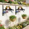 Rust-Proof Hanging Bracket Colorful Metal Decorative Rack Beautiful Wall Hook  Corridor