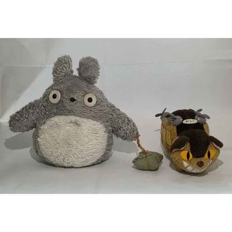 [Official] My Neighbor Totoro Plush Toy Set of 2 (Big Totoro & Cat Bus)