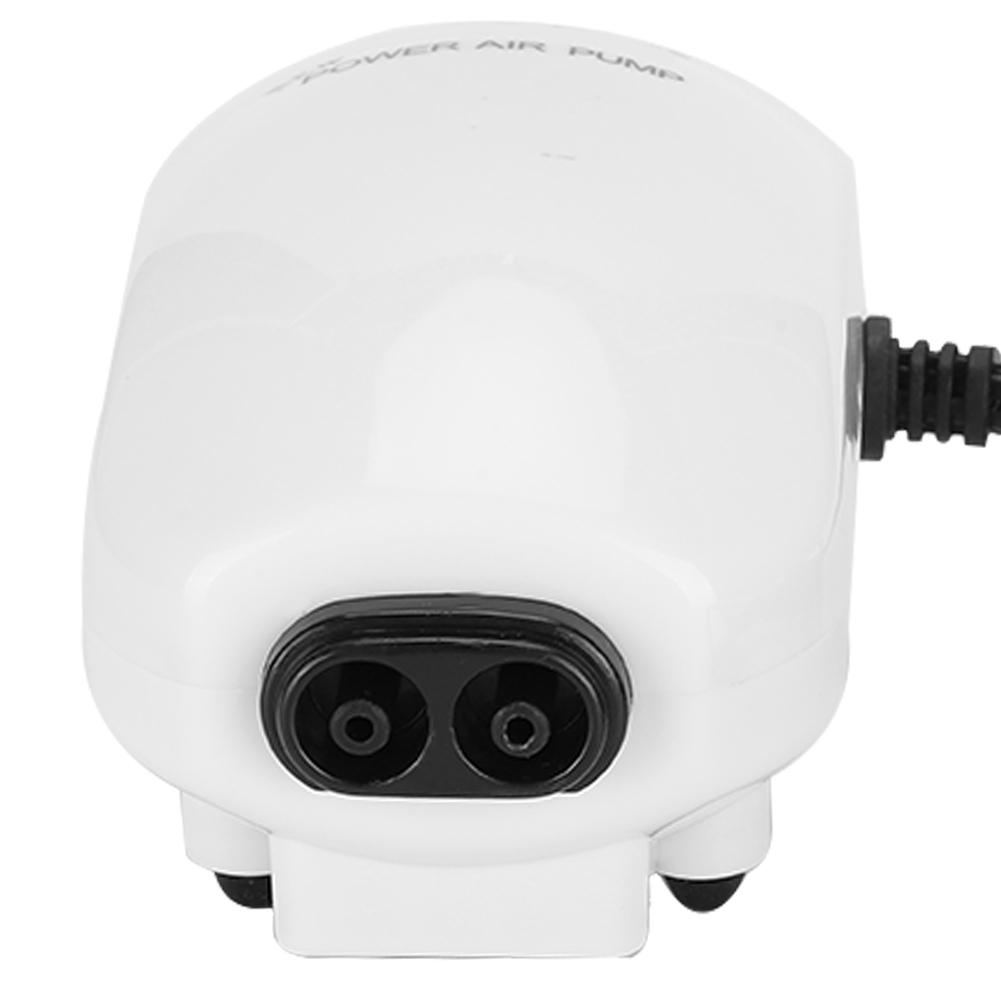 Aquarium Luft Sauerstoffpumpe Fischtank Belüftungsmaschine Leise Doppelausgang