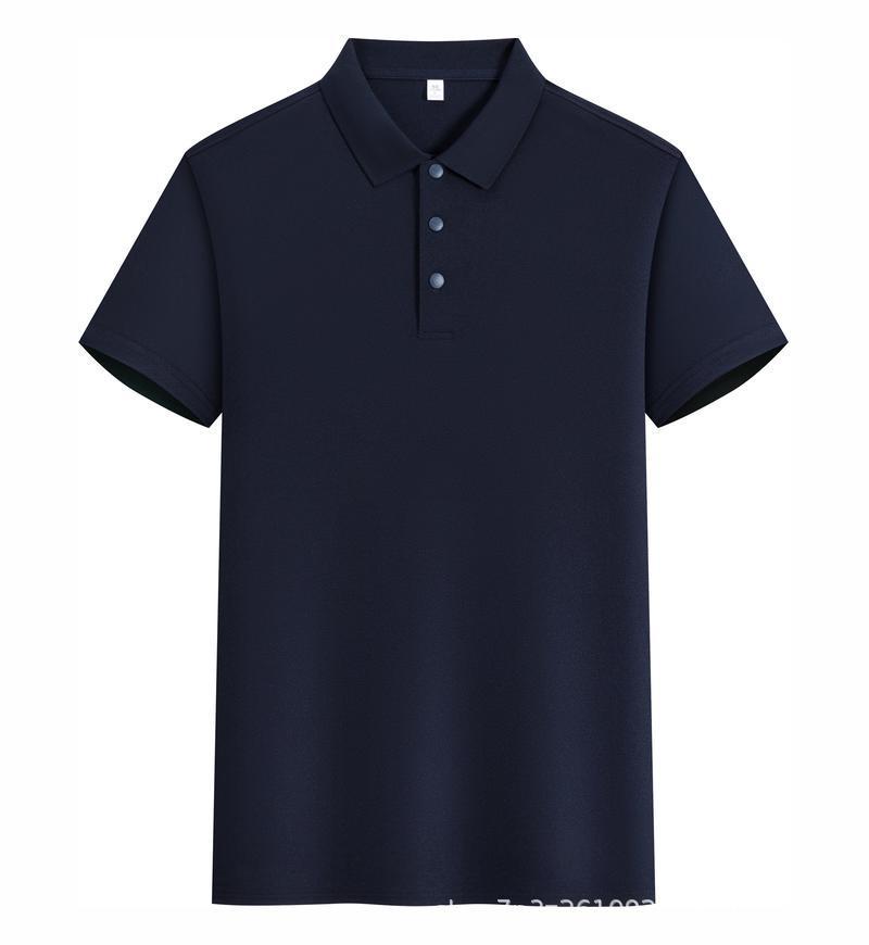 Men's Business Lapel Polo Shirt with Custom Logo Printing