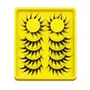 Manga Wet Tip Little Devil False Eyelashes - Black Stem, Dense Strip for a Natural, Photogenic Look