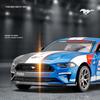 CCA Genuine Licensed 1/34 Scale Ford Mustang GT2018 Alloy Car Model Sound Light Pullback Diecast Metal Toy Vehicles Boy Gift