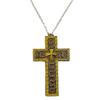 With Secret Compartment Cross Pendant Necklace Openable Charm Jewelry Chain Pendant Necklace