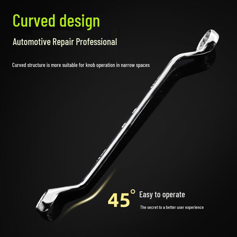 Sada oboustranných očkových klíčů s zrcadlovým povrchem: 8-55mm Nástroj pro opravu brýlí a automobilů