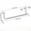Wall Mounted Kitchen Cabinet Towel Rack - A Space Saving Cloth Rack Suitable for Homes and Bathrooms,No Drilling Required