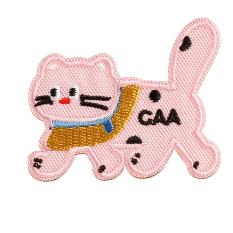 17Pcs Animal Iron On Fabric Patches Adhesive Embroidery Applique For Jackets Backpacks Clothing Decoration Sewing Craft