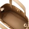 DakS Beige Cowhide Flower Punching Tote Bag S Dcba6e575i2