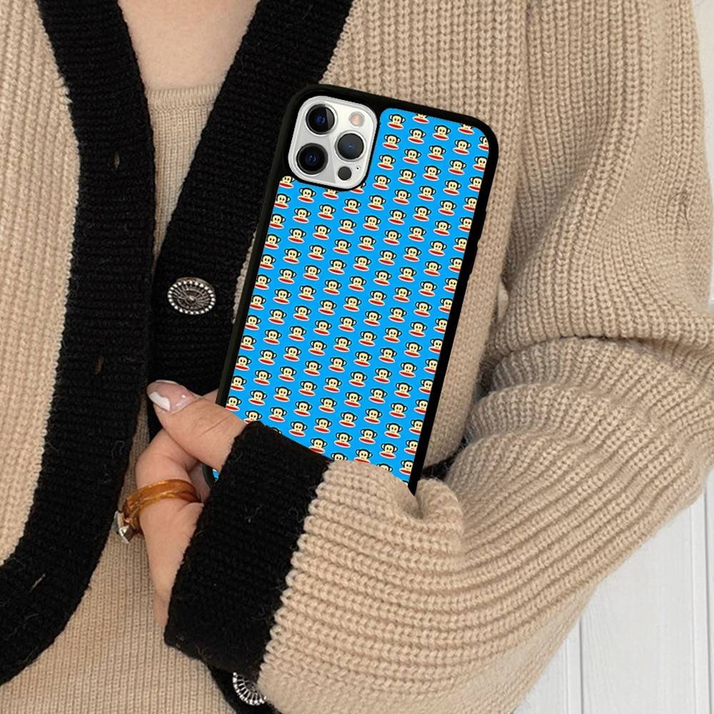 Classic P-Paul F-Frank Logo PC+TPU Protective Phone Case For IPhone 17 16 Pro Max 15 Plus 14 13 12 11 Cover