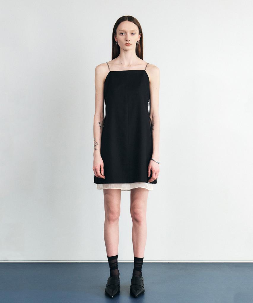 SEALOT Chain Layered Mini Dress (Black)