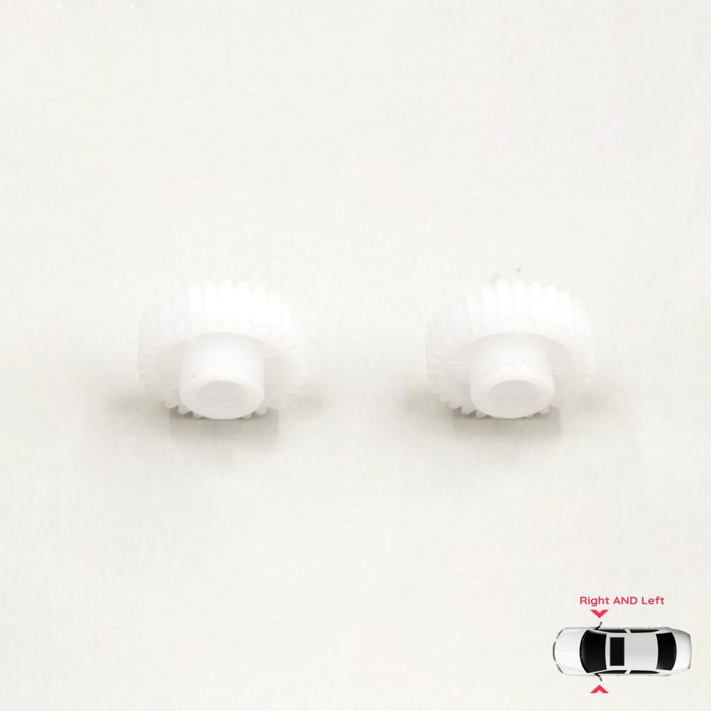 BGE590-1 Lot de 2 engrenages de réparation de moteur de pliage de rétroviseur latéral électrique 30 dents pour Hyundai i30 i20 i10