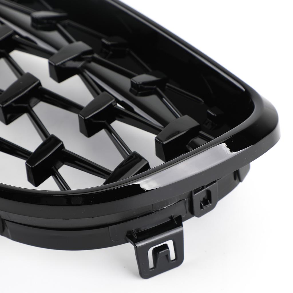 Meteor Black Front Grille Fit BMW 1 Series E81 E87 E82 E88 128i 135i 2008-2012