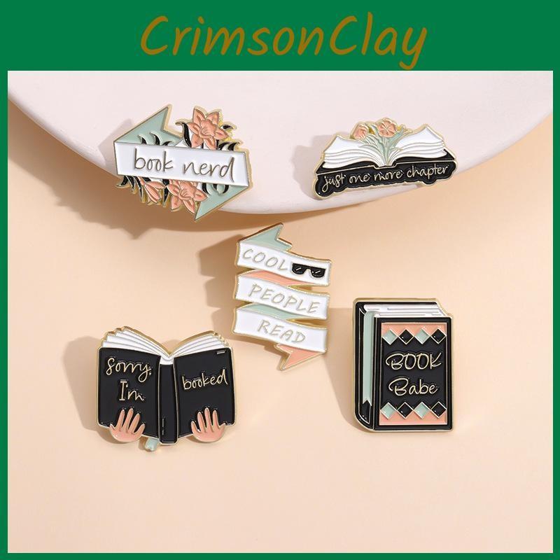 Stylish Brooch Alloy With Playful Cartoon Flowers And Letters Perfect For Unique Fashion Statements