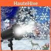 Stunning Led Moving Snowflake Outdoor Christmas Projector Lamp For Festive Decor
