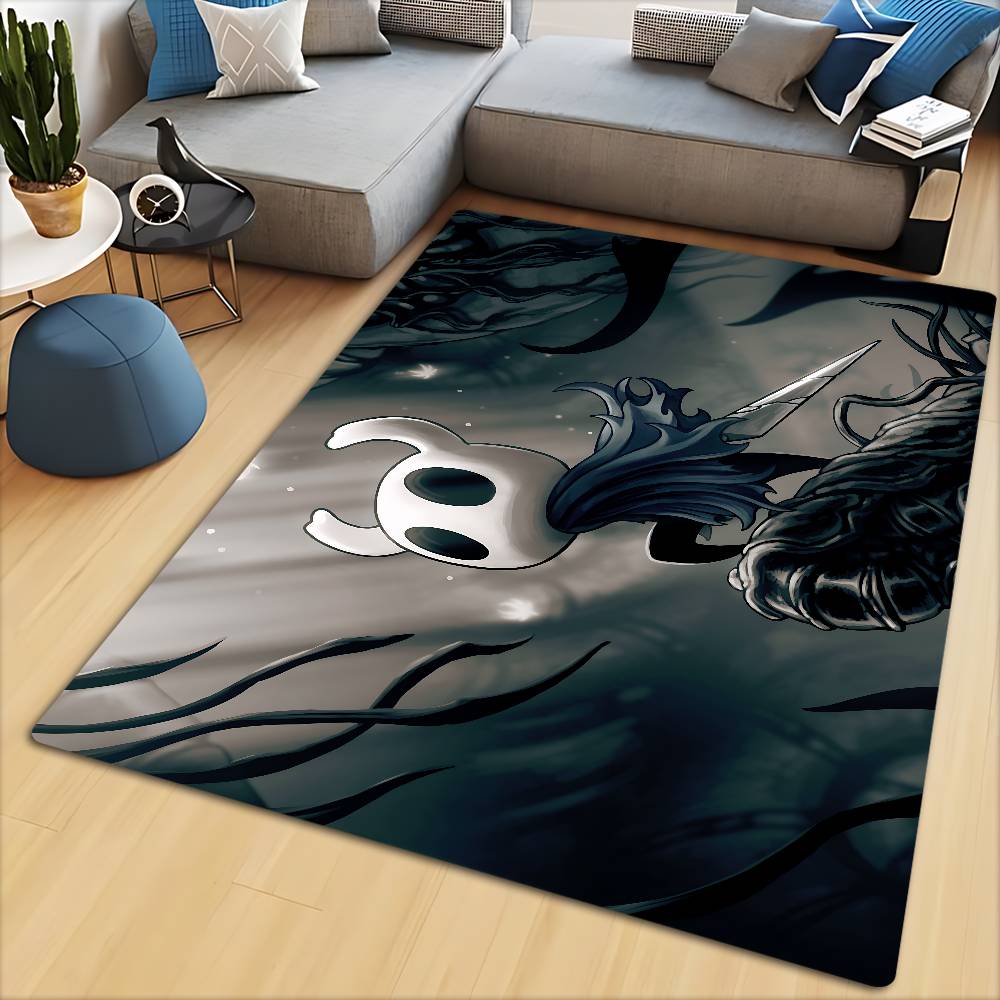 SPIEL-H-Hollow Knight Lange Teppiche Nordischer Stil Heimfußmatte Badezimmer-Toilettenmatten Schlafzimmer Bettvorleger
