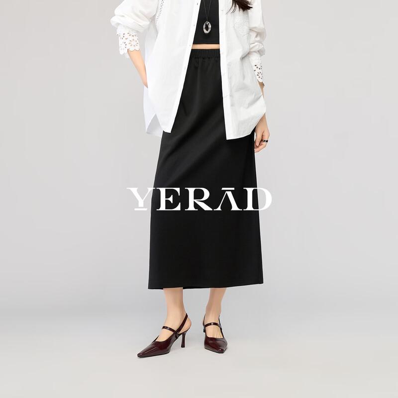

Women s Casual High-Waisted Straight Midi Skirt M