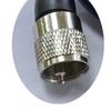 Walkie-Talkie Car Mount Antenna 5m with 9cm Suction Cup, M Male to BNC Male Connector