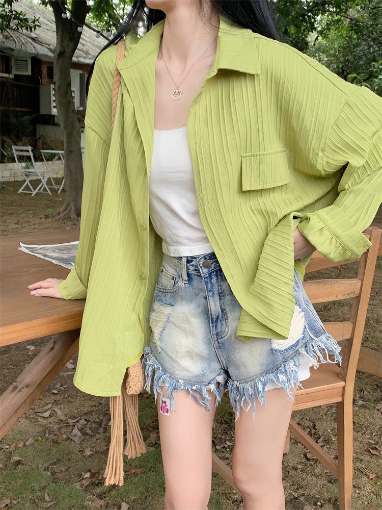 Women's Plus Size Stylish Long-Sleeve Sun Protection Lightweight Summer Jacket - Belly Covering, Slimming, Casual Fit for a Flattering Look