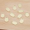 100pcs/50pcs 10x6mm Metal Brass Teardrop-shaped Charms Pendants for Jewelry Making Supply Pendants Hairwear Handmade Accessories