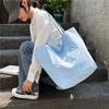 2025 New Large-capacity Canvas Bag Korean Lazy Style Double-sided Tote Bag Women's Fashion Texture Portable Commuter Bag
