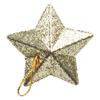 6pcs Glitter Pendant Star Christmas Tree Hanging Decorations Xmas Ornament Plastic Wedding Birthday Festive Party Ceiling