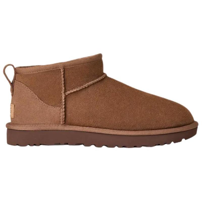 UGG CLASSIC ULTRA MINI Thermal Ankle Length Snow Boots Women's Dark Brown Sneakers 1116109-RYK