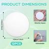 Door Stopper Wall Protector, 12PCS Door Knob Stoppers Walls Protector with Strong Back Adhesive 2 Inch White Round Protect Wall Surfaces for Shock