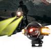 M15 1Pc Motorcycle Auxiliary Lamp IP68 Waterproof High Brightness Aluminum Alloy DRL LED Spotlight