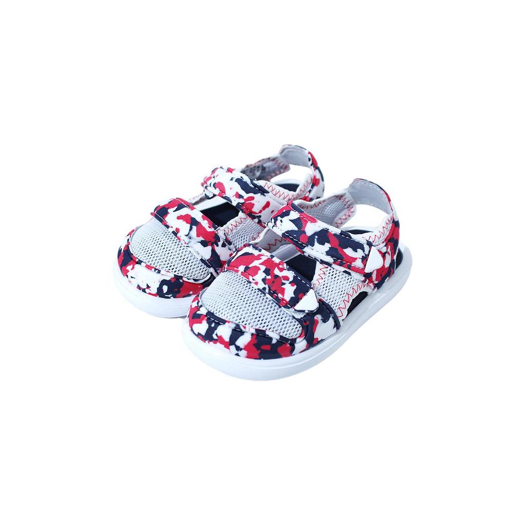 New Adidas Water Sandal Low top Sports Sandals Black White Red Infant And Toddler HP6787