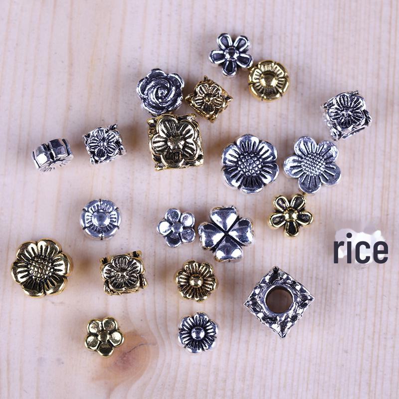 Θιβετιανό Ασήμι Χάντρες Λουλούδι: Αξεσουάρ για Κρεμαστά και Βραχιόλια DIY