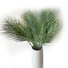 Artificial Plastic Palm Leaves Three Pronged Greenery Wedding Props Photography