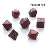 7PCS Polyhedron Dice Set With 7 Carved Patterns Game Dice Set, Gaming Gift-Add Fun To Your Board Games!
