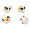 Ceramic Vertical Hole Hand-painted Beads Loose Spacer Charms for DIY Bracelet Necklace Jewelry Making Accessories