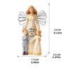 Mother Daughter Figurines Resin Parents And Children Sculpture Decoration Family Theme Hand-Painted Couple Statues Home Decor