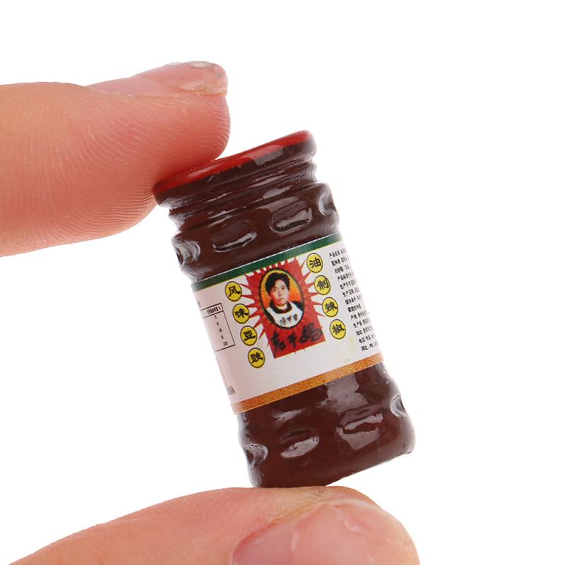 5Pcs Dollhouse Miniature Condiment Model Mini Kitchen Decoration Accessories
