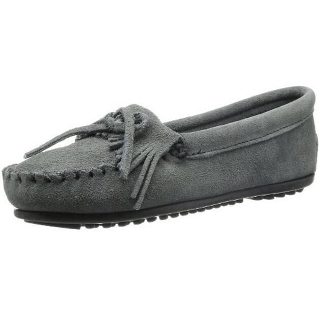 

Женская обувь Minnetonka Kilty suede moc storm blue