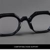 Women Men Polygon Reading Glasses Spectacles Frames High Quality Trend Luxury Design Presbyopia Eyeglasses for Male Female +1.5