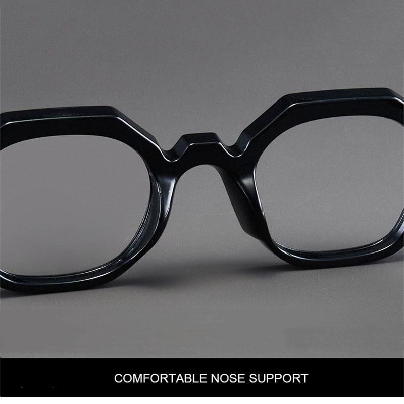 Women Men Polygon Reading Glasses Spectacles Frames High Quality Trend Luxury Design Presbyopia Eyeglasses for Male Female +1.5