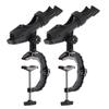 Hitorhike Power Lock Angelrutenhalter mit Aluminiumlegierungsbasis und Verriegelung, passend für runde und quadratische Rohre von bis zu Zoll Durchmesser, mit Ein-Klick-System,