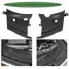 Car Engine Cover Cabin Protection Plate Cover Black Accessories 2pcs For Toyota Land Cruiser Prado J250 LC250 2024 2025