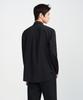 MUSINSA STANDARD Relaxed Fit Silky Shirt [Black]
