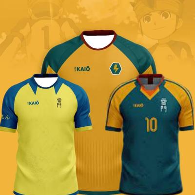 Ιαπωνία Ποδόσφαιρο Anime Φανέλα Inazuma Eleven Kaio 3D Εκτύπωση T-shirt Άνδρες Γυναίκες Μόδα Κοντομάνικα Μπλουζάκια Σήμα Evens T-shirt Αθλητικά