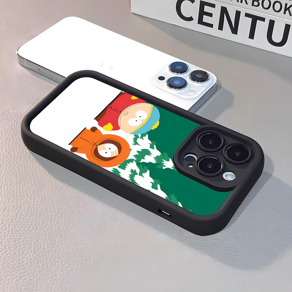 Funny S-South P-Park Phone Case For IPhone 17 Air 16 E 15 14 Plus 13 12 11 Pro Max Silicone Soft Case