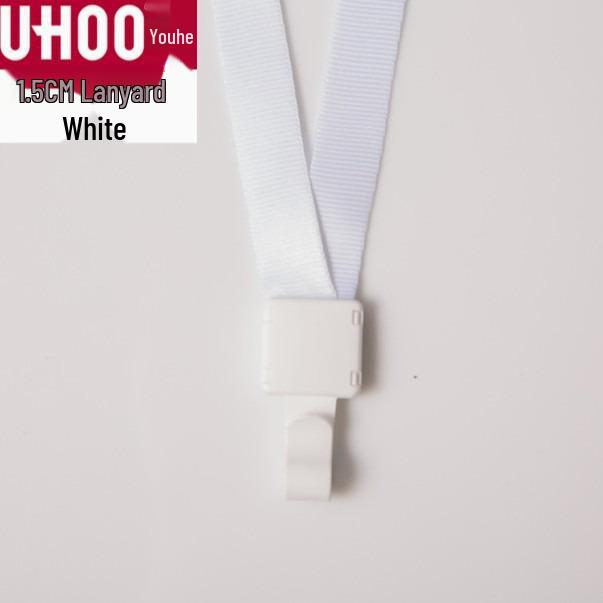 Customizable Plastic ID Card Holder with Lanyard | Employee Badge & Meal Card | 48-Hour Shipping