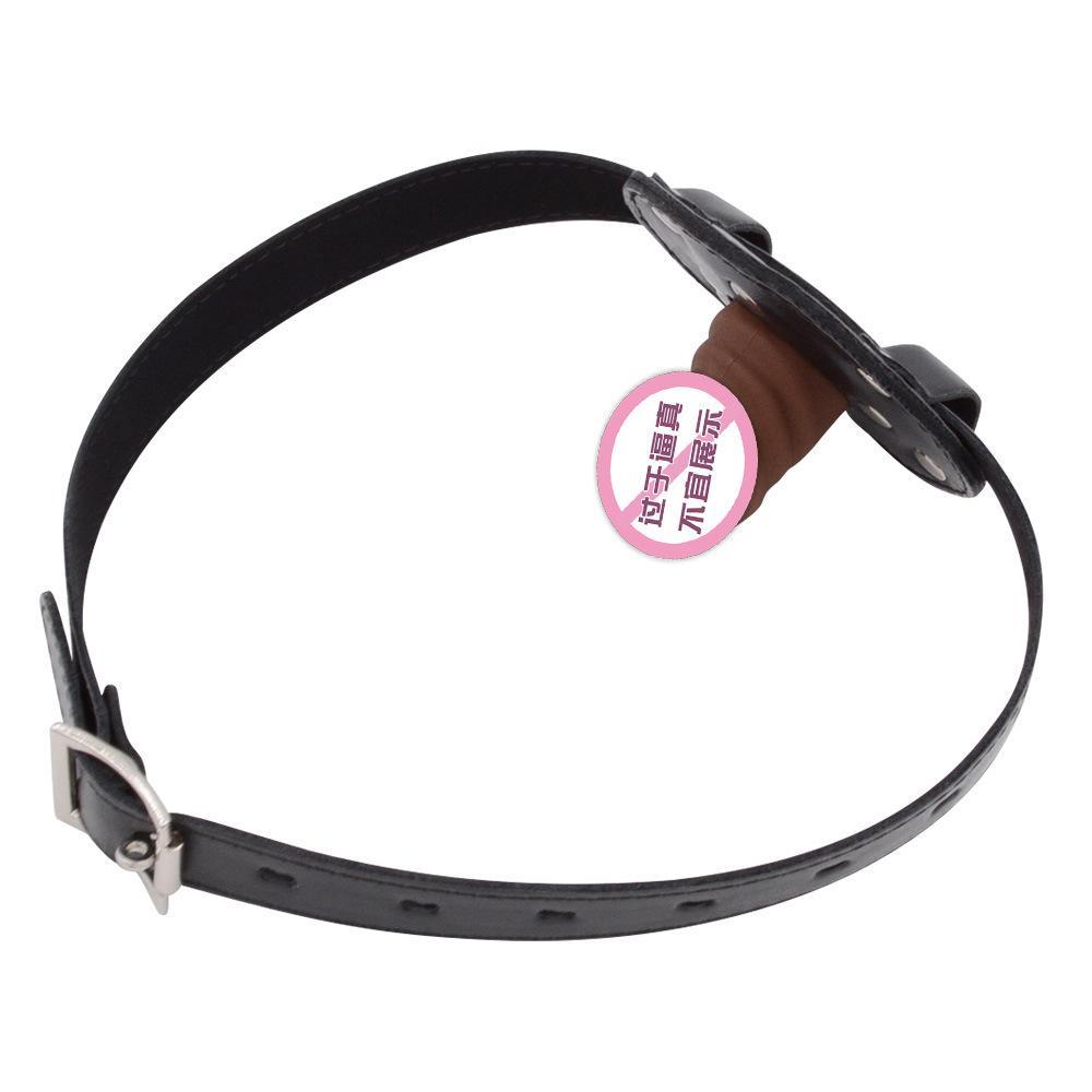 SM Silicone Dildos Ball Gag Deep Throat Penis Mouth Ball Sexy Sex Toy Adult Sex Supplies Female Slave Binding Training