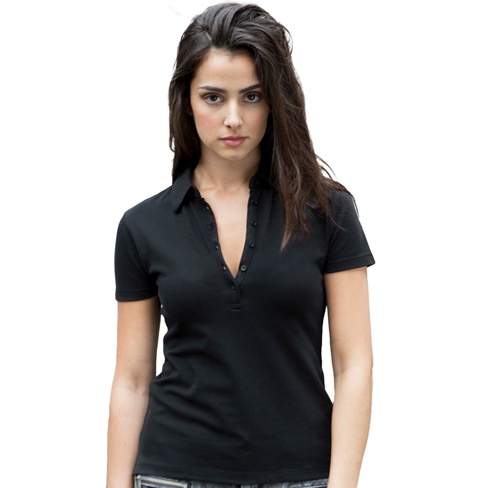 Skinni Fit Ladies/Womens Stretch Polo Shirt