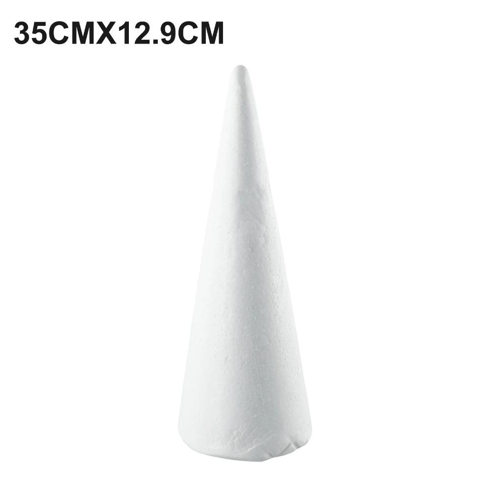 Christmas Foam Cones Polystyrene Foam Tip Cone DIY Craft Accessory Handmade Party Celebration Festival Decorations