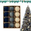 12pcs 6cm Flocked Balls Christmas Decorations Soft Christmas Tree Ball Ornaments Christmas Decorations Velvet Balls Home Decor