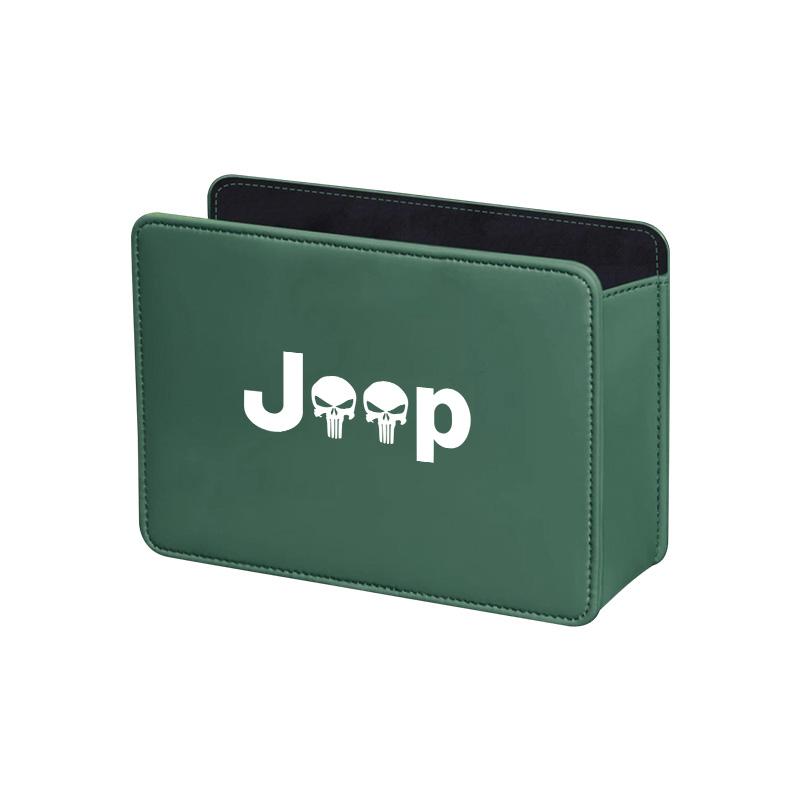 Jeep Autó Bőr Szemetes Autó Ajtó Ülés Hátsó Tároló Doboz Kiegészítők Jeep Grand Cherokee Wrangler JK Gladiator Comp-hoz