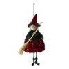 Halloween Witch Hanging Decoration Flying Witches Doll Spooky Witch Figurine Garden Yard Haunted House Decor