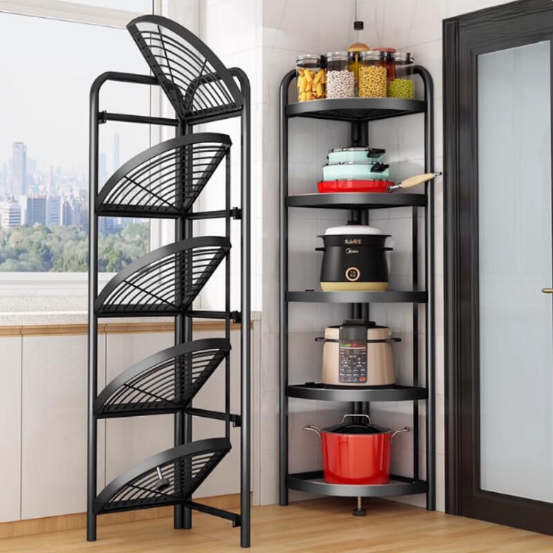 Yingbai Modern 2-Tier Corner Storage Rack